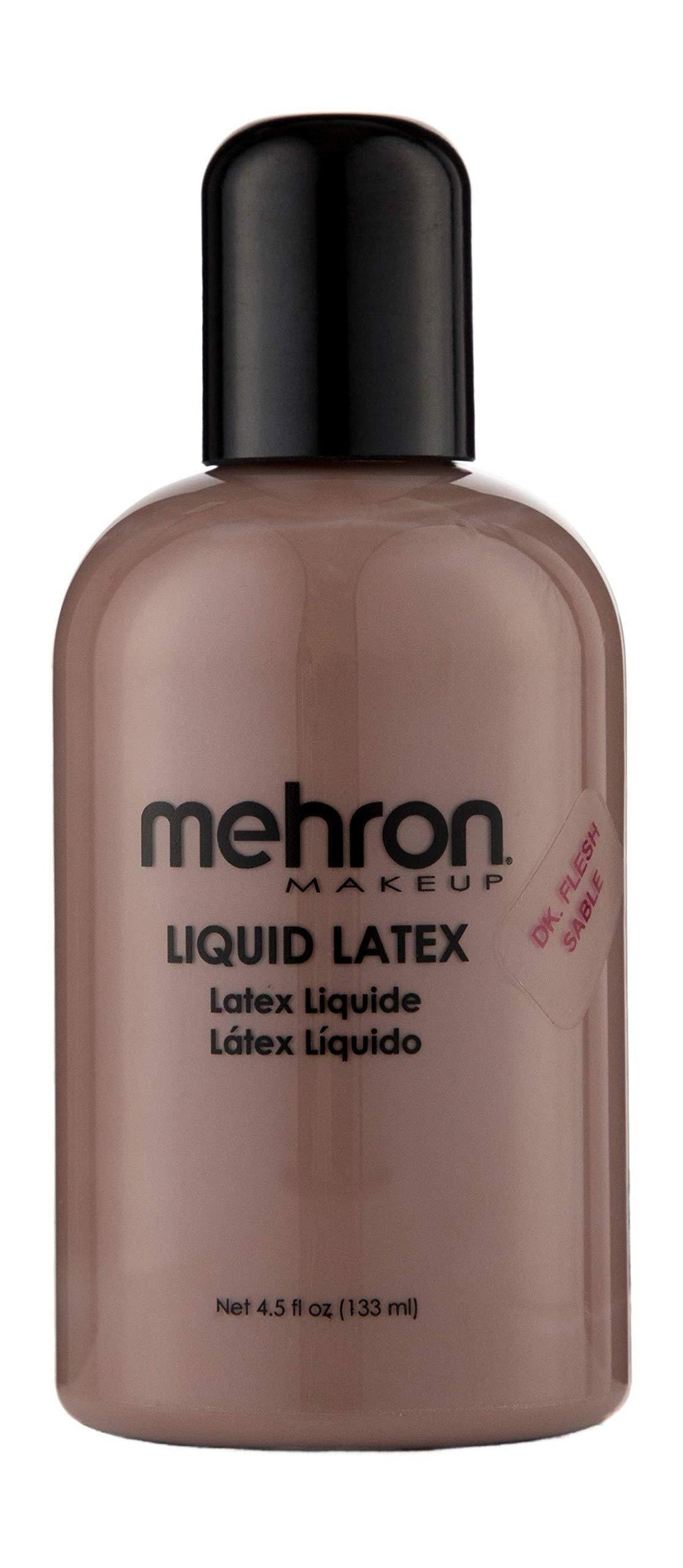 Mehron Makeup Liquid Latex (4.5 oz) (Dark Flesh) 4.5 Ounce Dark Flesh - BeesActive Australia