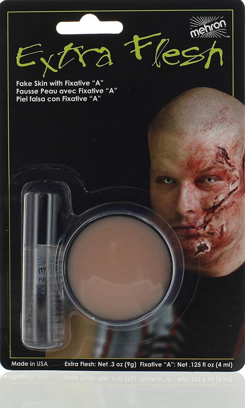 Mehron Makeup Extra Flesh with Fixative A for Special Effects | Halloween | Movies - .3oz Carded - BeesActive Australia