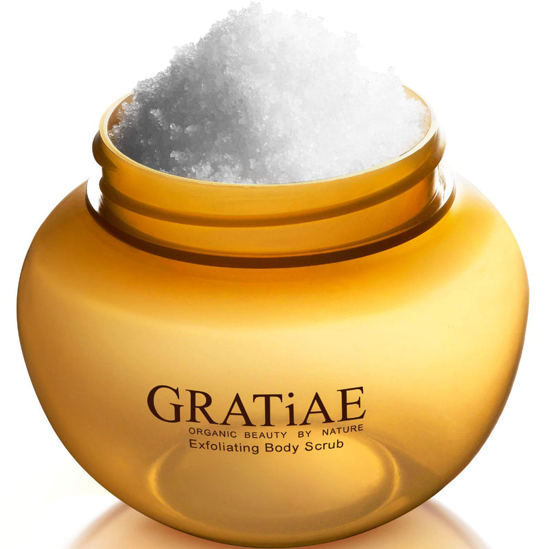 Gratiae Organics Exfoliating Body Scrub, Passion Fruit and Lime for All Skin Types 14.1 Fl Oz - BeesActive Australia