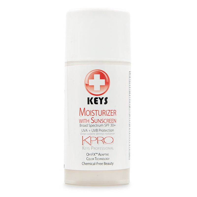 Keys KPRO 1-Step All Natural Tinted Moisturizer Lotion Foundation with Broad Spectrum SPF 30+ UVA UVB Sunscreen OptiFX Adaptive Color Technology, Vegan, Gluten Free, Chemical Free Beauty, 3.4 ounces - BeesActive Australia