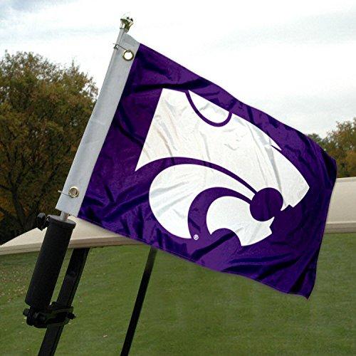 [AUSTRALIA] - College Flags & Banners Co. Kansas State University Golf Cart and Boat Flag 