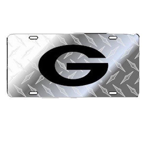 Craftique Georgia Bulldogs Silver Toolbox Black G Car Tag - BeesActive Australia