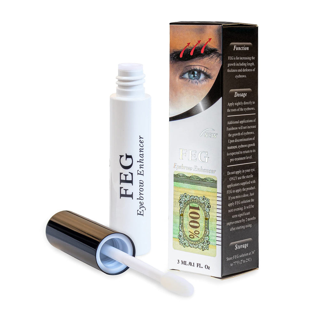 FEG Eyebrow Eye Brow Growth Length Thickness Darkness Enhancer Serum 100% Natural - BeesActive Australia