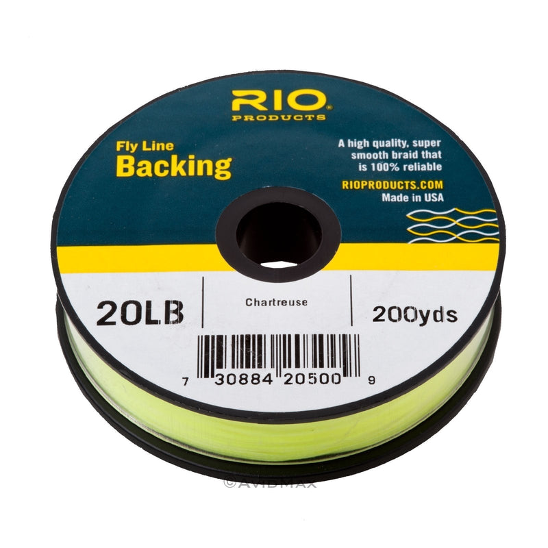 Rio Fly Line Backing Dacron, 200yd Fly Fishing Backing Line, 20lb Size, Chartreuse Color - BeesActive Australia