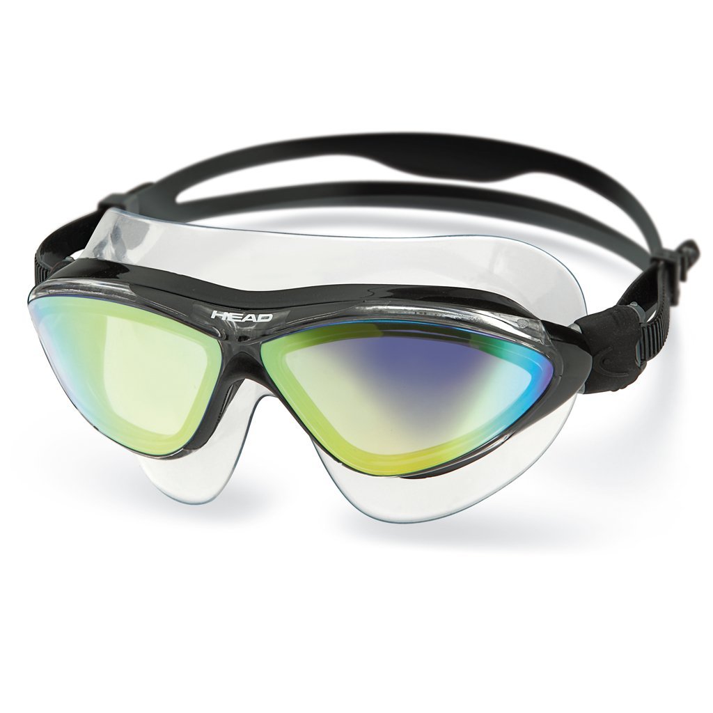 [AUSTRALIA] - HEAD Jaguar LiquidSkin Swim Goggle Black - Mirrored Lens 