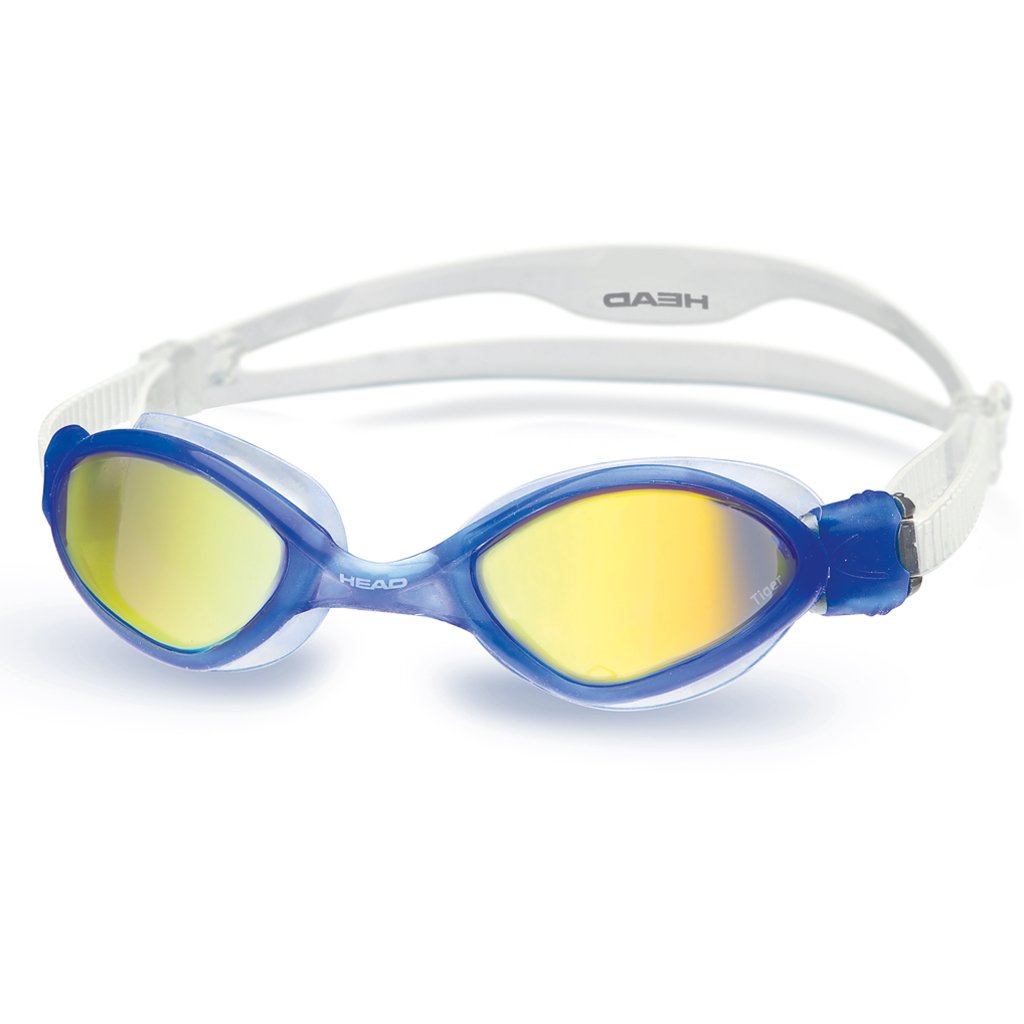 HEAD Tiger LiquidSkin Swim Goggles Blue - Mirrored Lens - BeesActive Australia