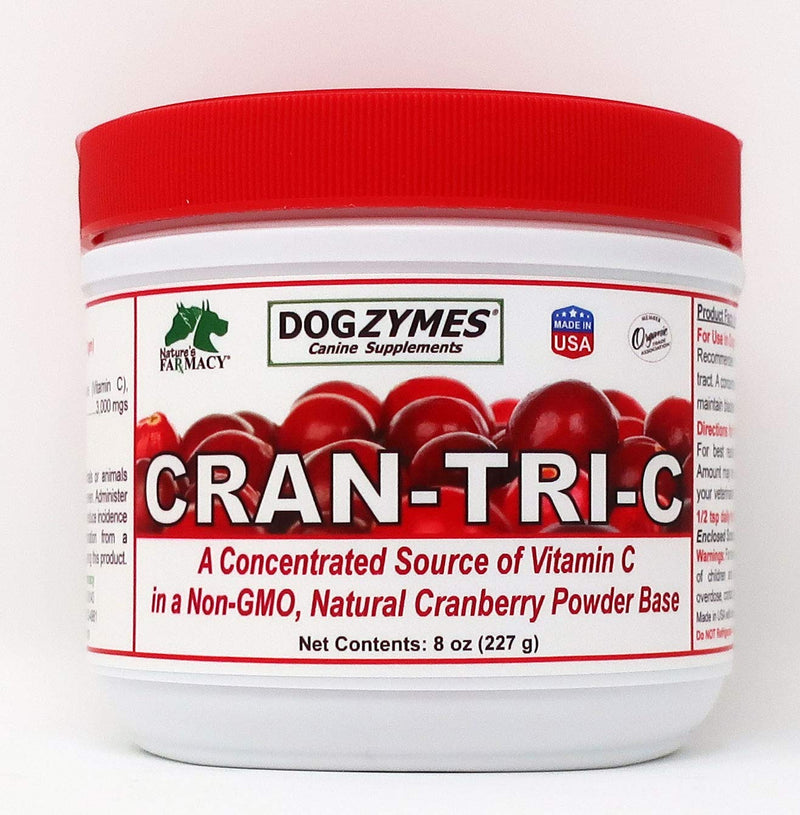 Dogzymes Cran Tri C Urinary Tract Support, Vitamin C Blend, 1418mg per Teaspoon (8 Ounce) 8 ounce - BeesActive Australia