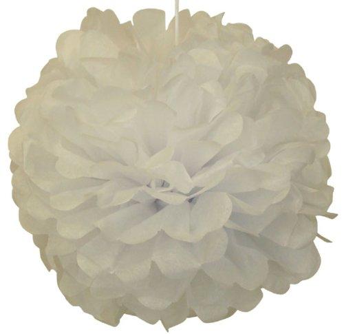 [AUSTRALIA] - Just Artifacts Tissue Pom Pom Paper Flower Ball 8inch White 