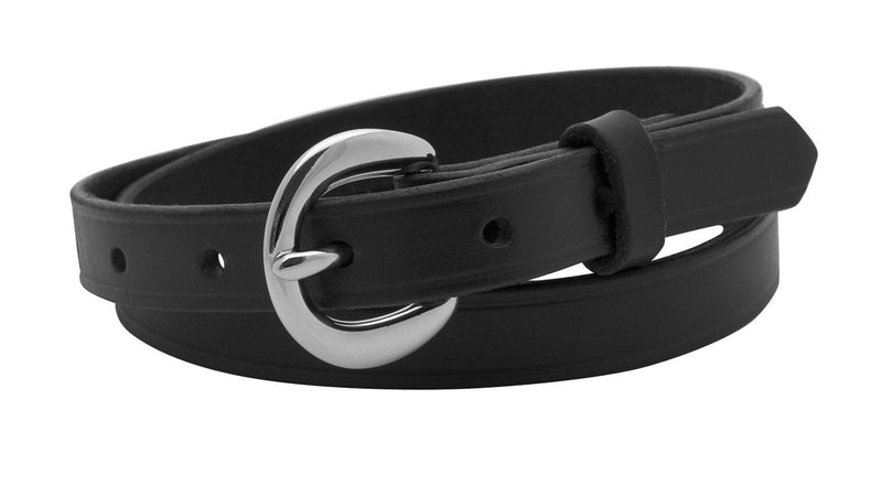 [AUSTRALIA] - Perris Leather Black Leather Belt X-Small 