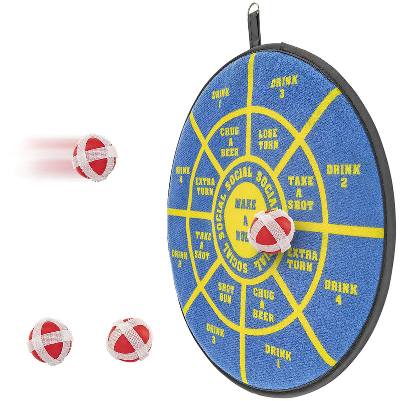 Fairly Odd Novelties Dart Drinking Game: Take A Shot Fun College Party Alcohol Boozy Group Game, Blue (FON-10033) - BeesActive Australia