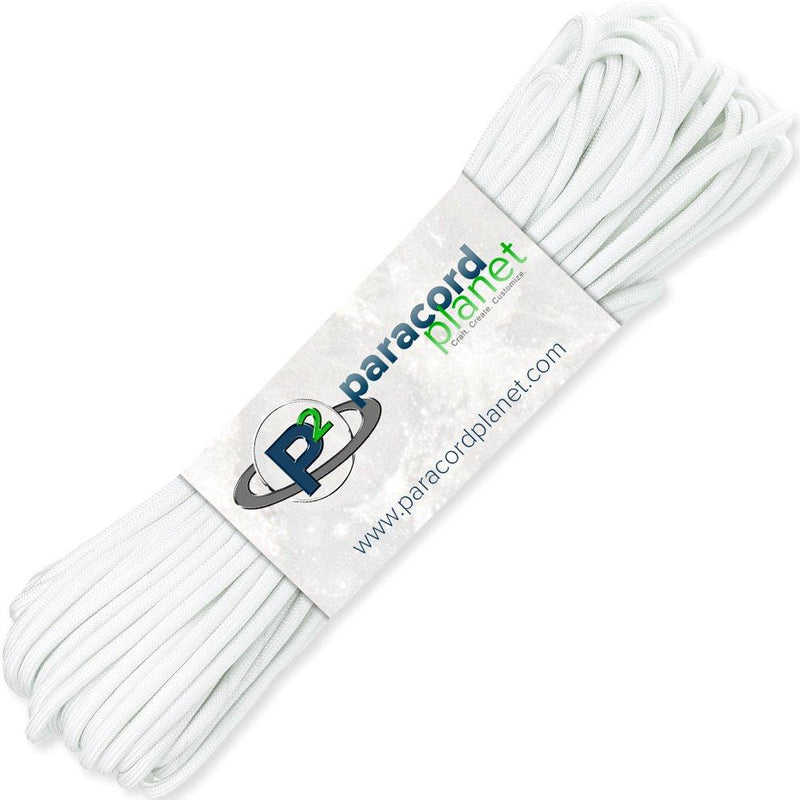[AUSTRALIA] - PARACORD PLANET 100' Hanks Parachute 550 Cord Type III 7 Strand Paracord Top 40 Most Popular Colors White 