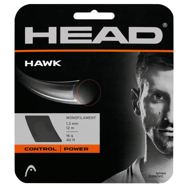 [AUSTRALIA] - HEAD Hawk 18-Gauge Tennis String Gray 