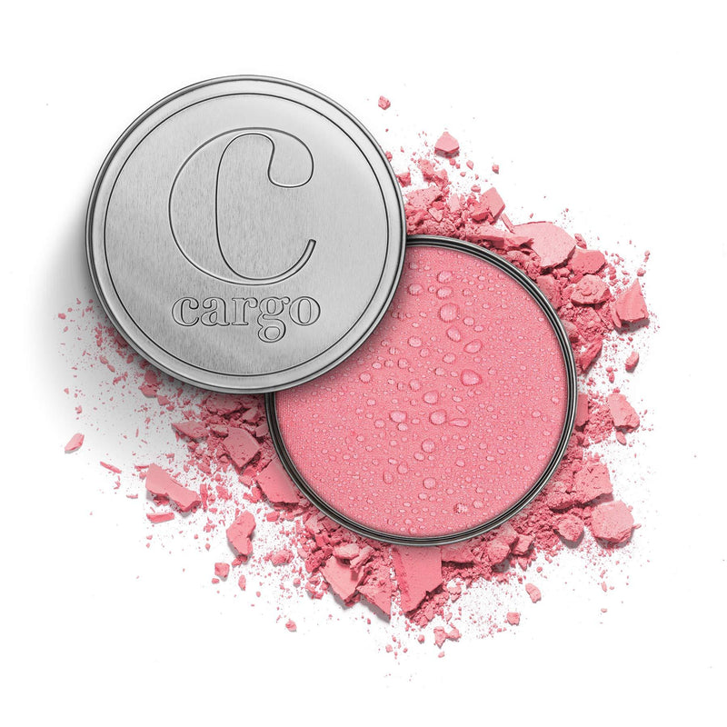 Cargo Cosmetics Swimmables Blush Makeup, Waterproof Blush Powder for Buildable Coverage Ibiza (Warm Pink) - BeesActive Australia