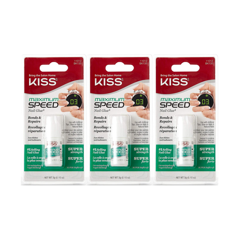 Kiss Products Maximum Speed Nail Glue BK135 (3 Pack) 3 PACK - BeesActive Australia