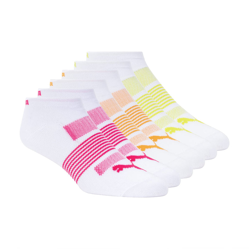 PUMA Women's 6 Pack Runner Socks White 9-11 - BeesActive Australia