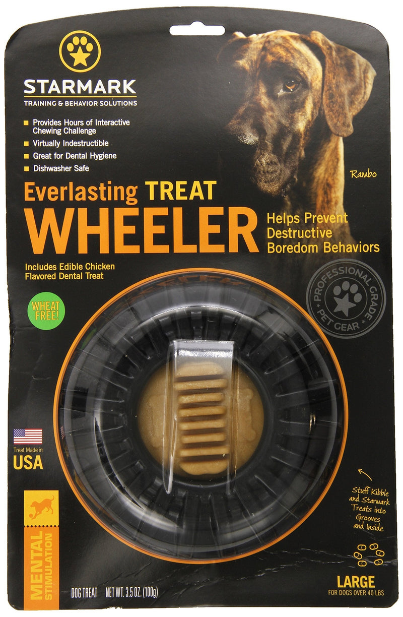 Starmark Everlasting Treat Wheeler Dog Toy Large 1 - BeesActive Australia