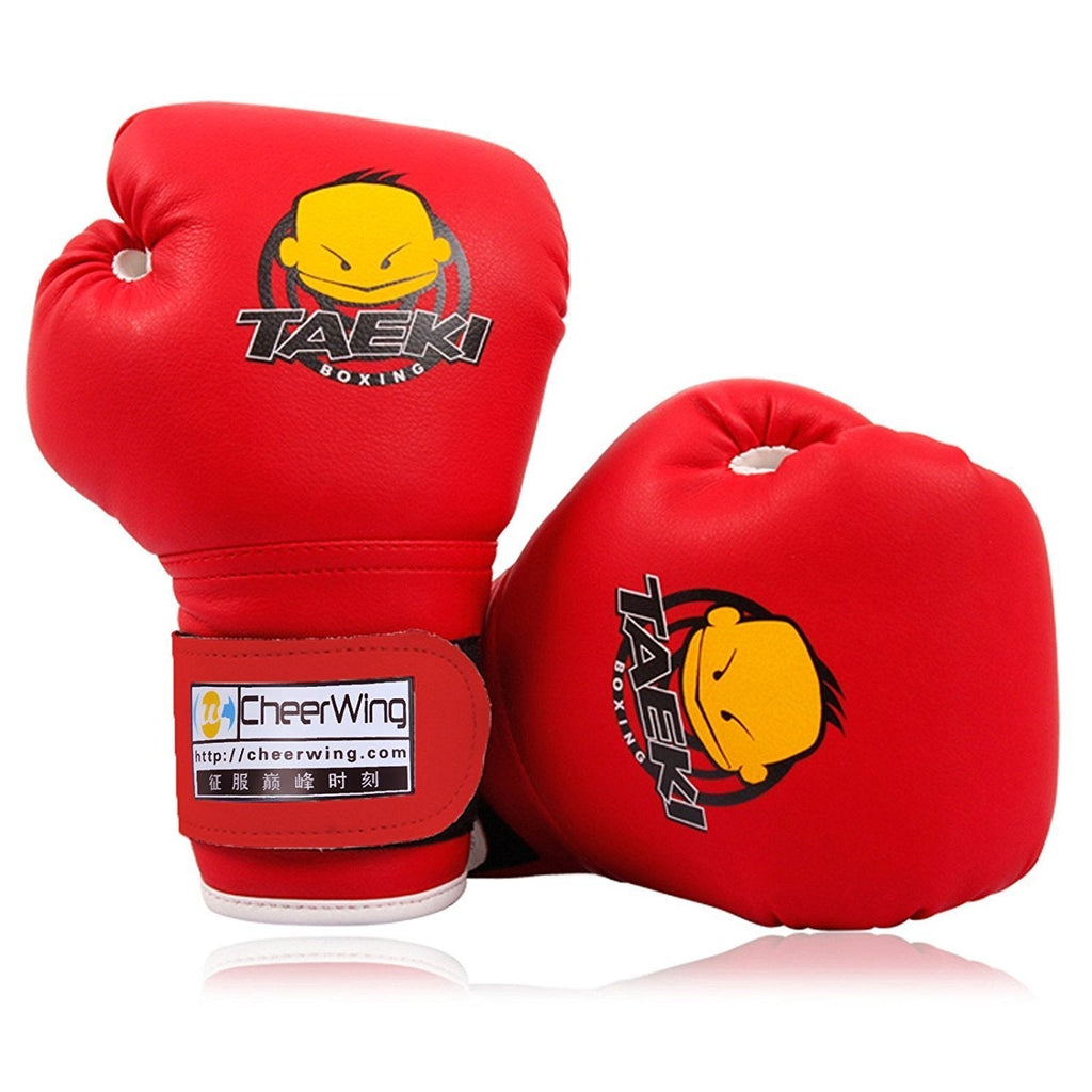 [AUSTRALIA] - Cheerwing Kids Boxing Gloves 4oz Training Gloves for Youth and Toddler Punching Mitts Kickboxing Muay Thai Gloves Red 