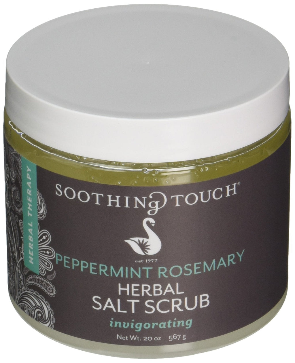 Soothing Touch Herbal Salt Scrub, Peppermint Rosemary - 20 Oz - BeesActive Australia