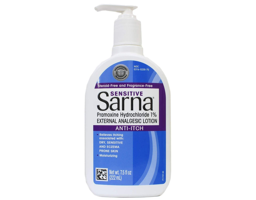 Sarna Sensitive Anti-Itch Lotion 7.50 oz - BeesActive Australia