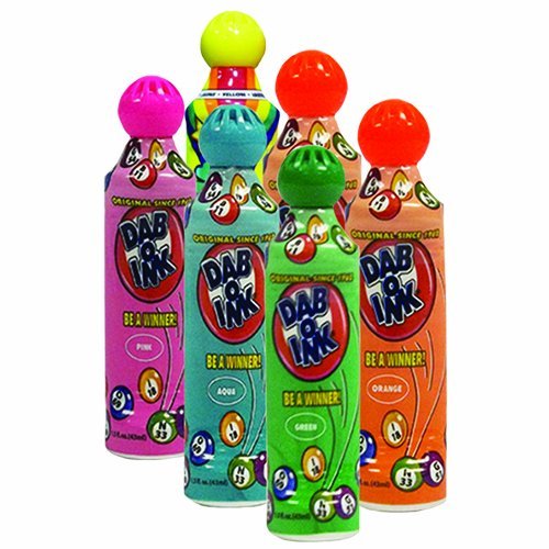 Dab-O-Ink Six Pack 1.5oz Mini Tip Assorted Bingo Dauber - BeesActive Australia