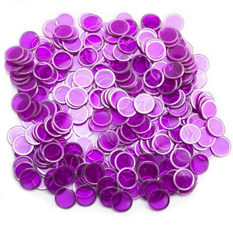 [AUSTRALIA] - Magnetic Bingo Chips - 300 Pack Purple 