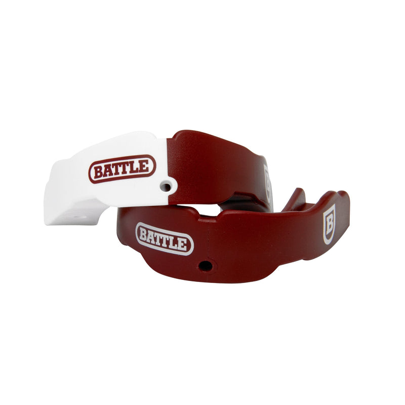 [AUSTRALIA] - Battle Sports 2 Color Adult Mouthguard (2-Pack), Maroon 