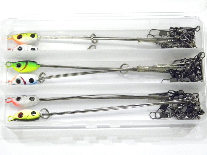 [AUSTRALIA] - 6 Umbrella Rigs Alabama Rigs Fishing Lures for Bass Fishing AR3KB with Tackle Box 