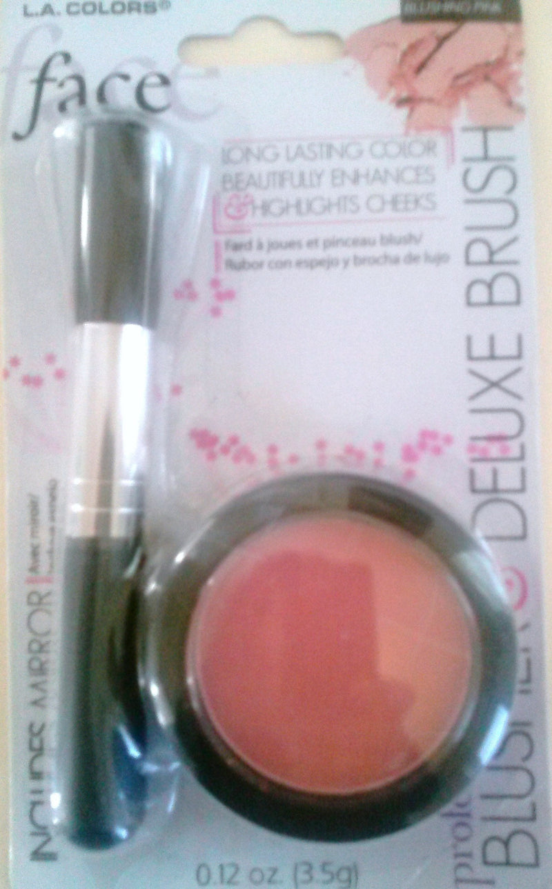 L.a. Colors Blusher & Deluxe Brush, Blushing Pink, 1 Ounce - BeesActive Australia