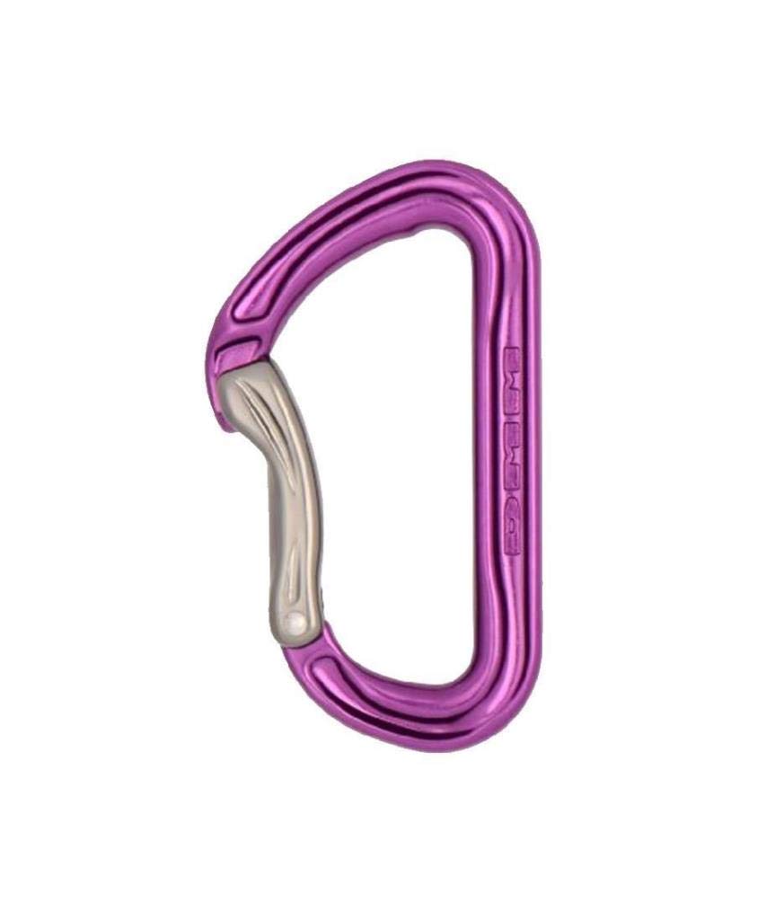 DMM Shadow Straight Gate Carabiner Purple Bent Gate - BeesActive Australia