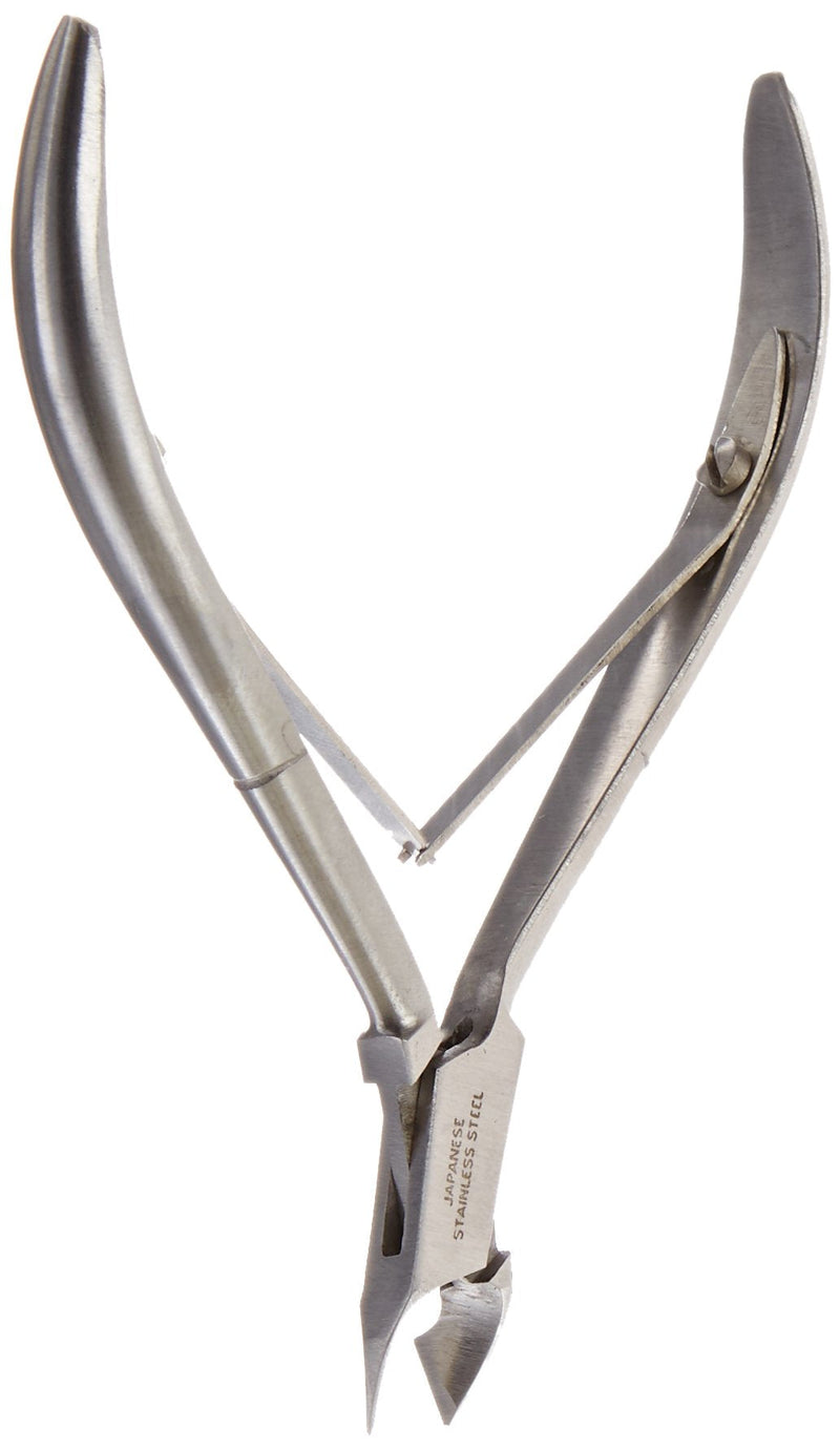 Tamsco Cuticle Nipper Superior 6mm Half Jaw Satin Finish Passivized 4-InchJapanese Stainless Steel Double Spring Box Joint 6mm Jaw - BeesActive Australia