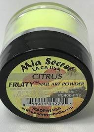 Mia Secret Nail Art Powder Fruity Collection - .25 oz (Citrus) Citrus - BeesActive Australia