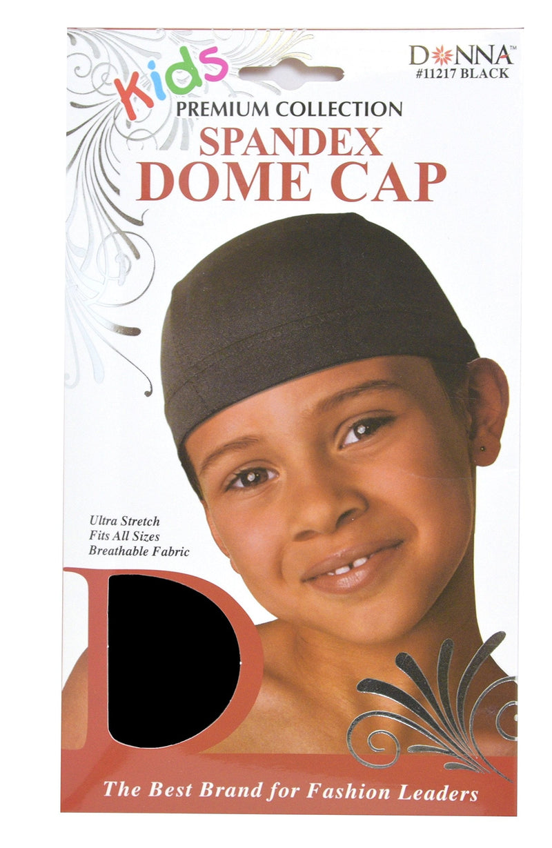 Donna Kids Spandex Dome Cap - Black, Ultra stretch, fits all size, breathable fabric, fabric - BeesActive Australia