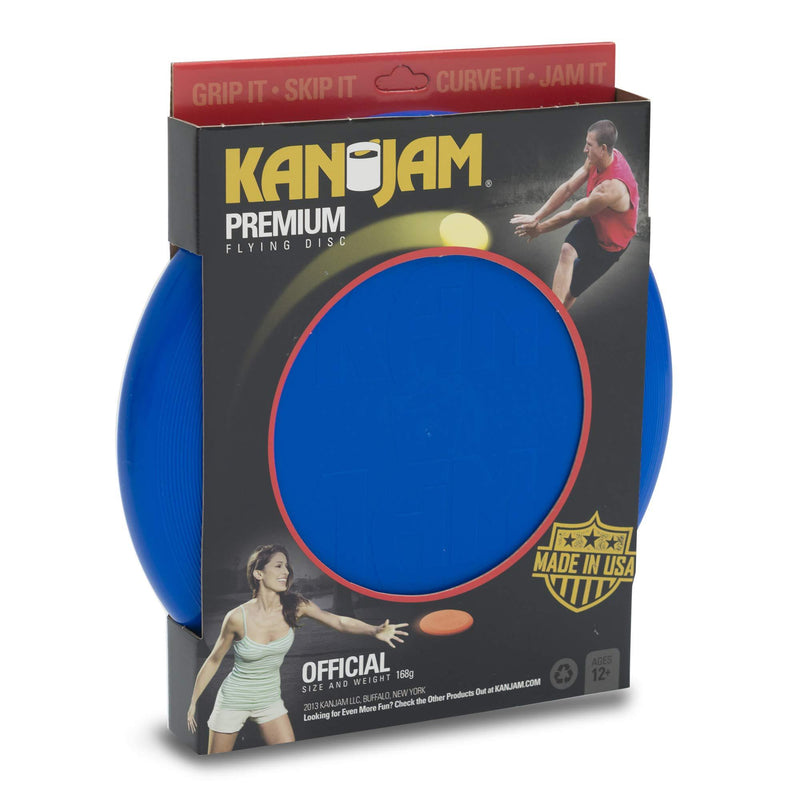 [AUSTRALIA] - Kan Jam Premium Flying Disc; Original Disc Throwing Game; 11” Disc, Multiple Colors Blue 