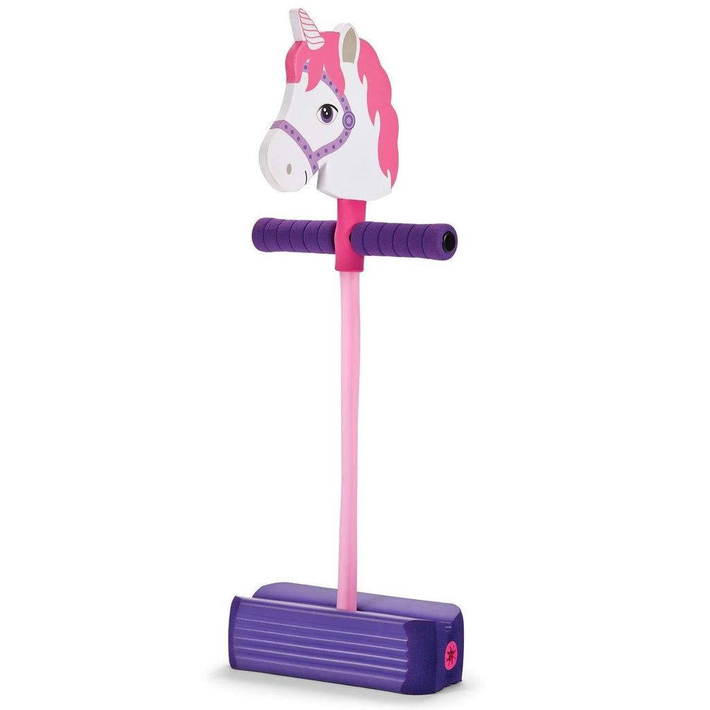 [AUSTRALIA] - Kidoozie Foam Unicorn Pogo Jumper – Fun and Safe Play – Encourages an Active Lifestyle – Makes Squeaky Sounds – For All Sizes, 250 Pound Capacity 