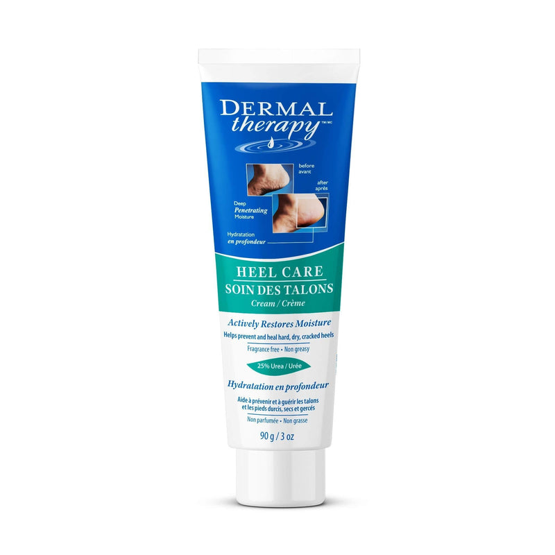 Dermal Therapy Heel Care Cream - Moisturizing Treatment that Repairs and Heals Dry, Rough, Cracked Heels and Feet | 25% Urea and 6% Alpha Hydroxy Acids (3 Ounce) | Packaging May Vary 3 Ounce - BeesActive Australia
