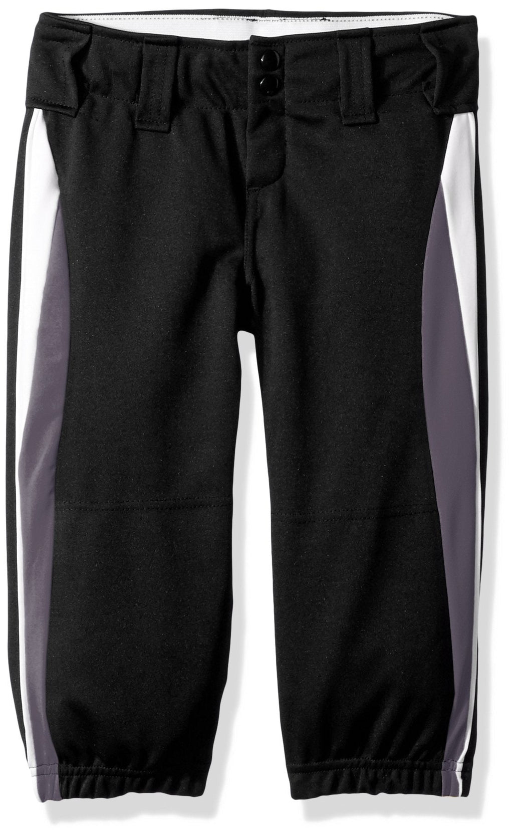 [AUSTRALIA] - Augusta Sportswear Boys' Augusta Girls Comet Pant Black/Graphite/White Large 