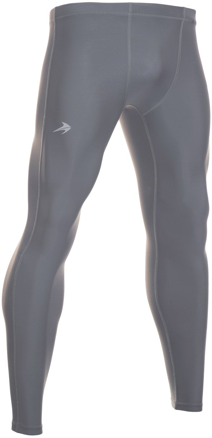 CompressionZ Compression Pants Men Running Tights Mens Leggings for Sports Gray Medium - BeesActive Australia