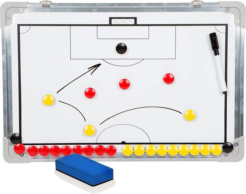Trademark Innovations Sport Magnet Board with Marker Pieces - Perfect to Coach Soccer, Basketball, Hockey, and More - BeesActive Australia