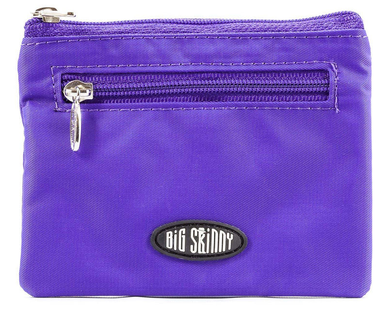 Big Skinny Money Penny Coin Slim Wallet, Holds Up to 13 Cards Purple - BeesActive Australia