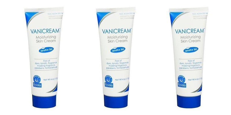 Vanicream Moisturizing Skin Cream for Sensitive Skin, 4 Oz (Pack of 3) - BeesActive Australia