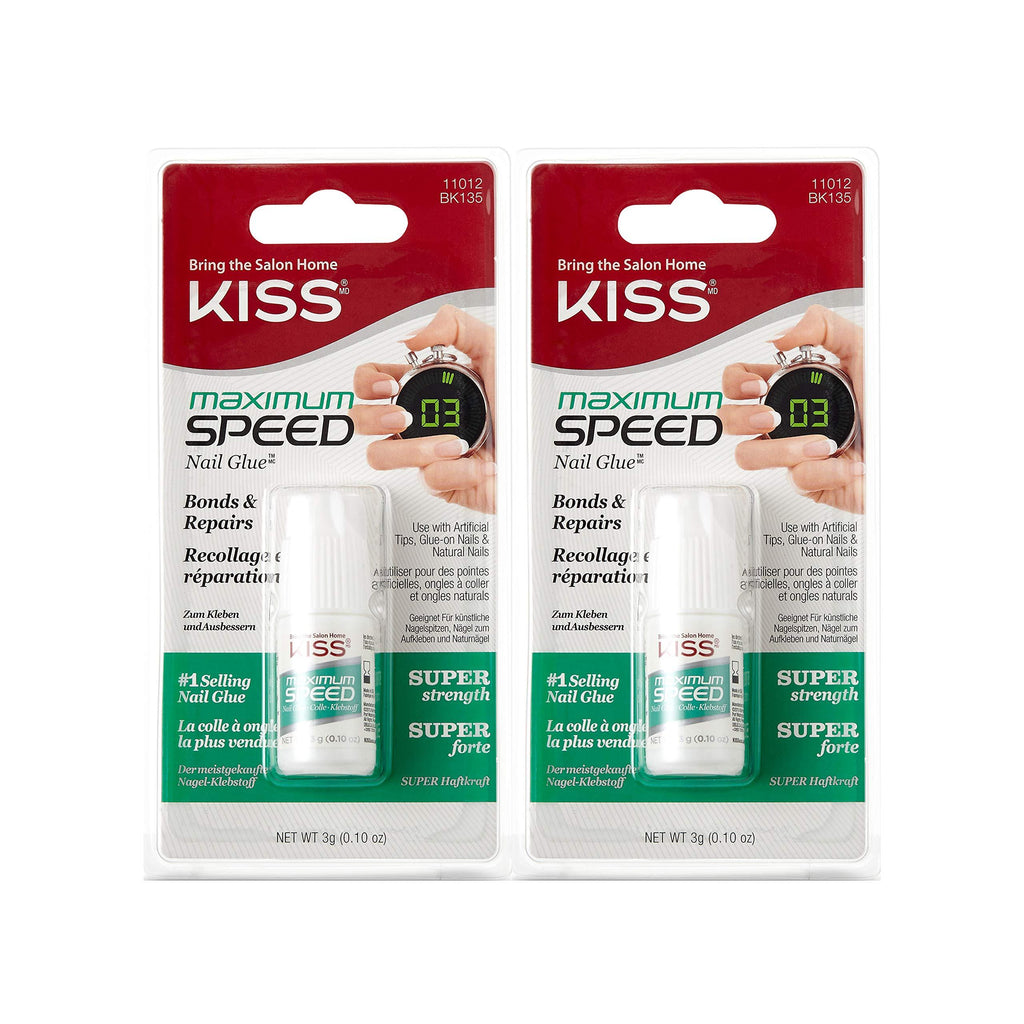 Kiss Products Maximum Speed Nail Glue BK135 (2 Pack) 2 PACK - BeesActive Australia