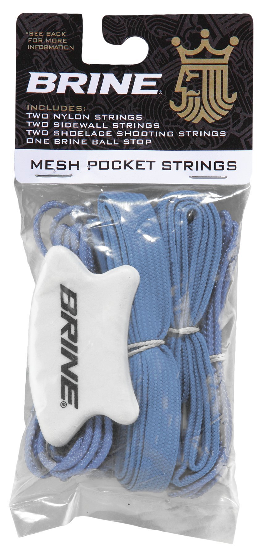 Mesh Pocket Lacrosse Strings Pack Carolina Blue - BeesActive Australia