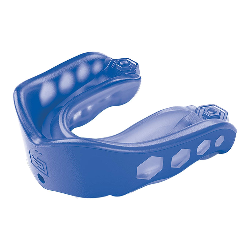 Shock Doctor Gel Max Mouth Guard, Sports Mouthguard for Football, Lacrosse, Hockey, Basketball, Flavored mouth guard, Youth & Adult Non-flavored BLUE - BeesActive Australia