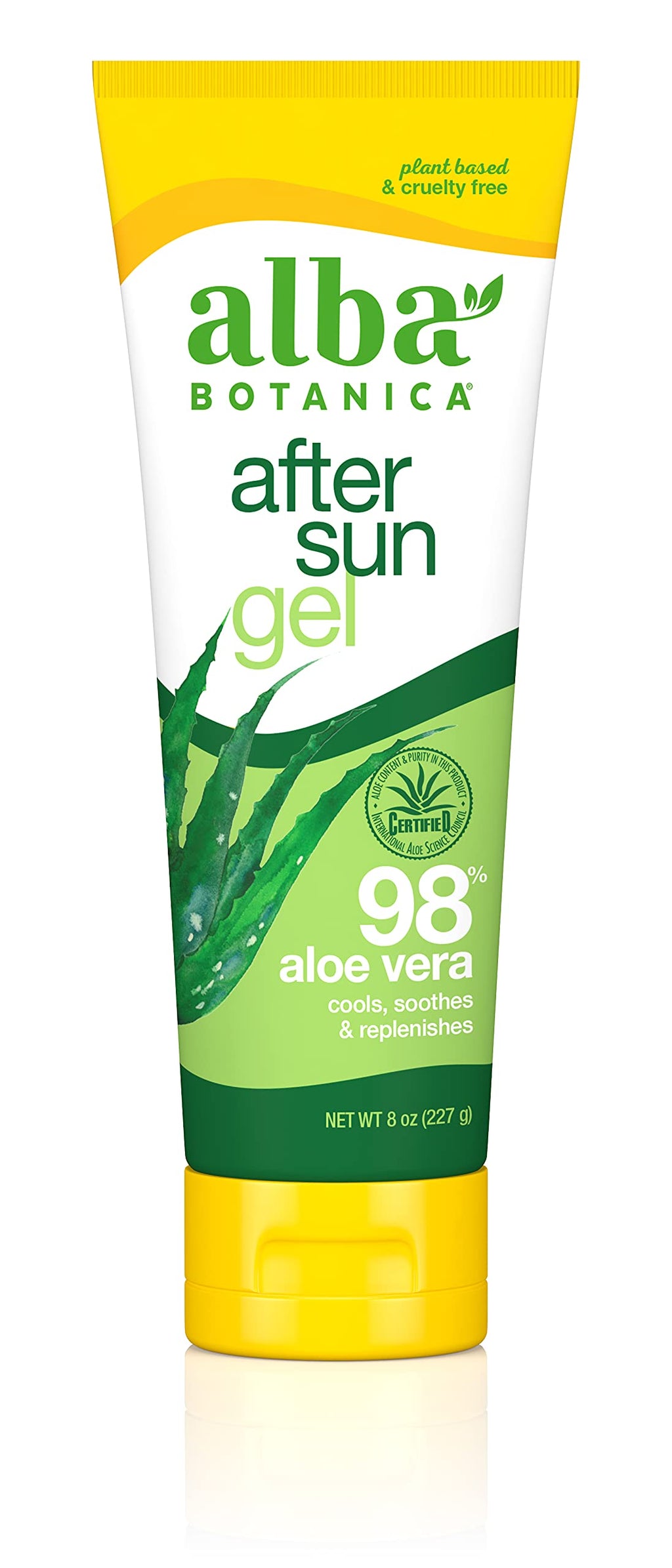Alba Botanica After Sun Gel, Aloe Vera, 8 Oz (Packaging May Vary) 95% Aloe 8 Ounce (Pack of 1) - BeesActive Australia
