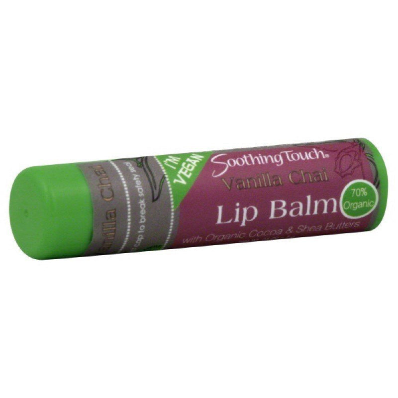Soothing Touch Lip Balm Vegan Vanilla Chai, Pack of 33 - BeesActive Australia