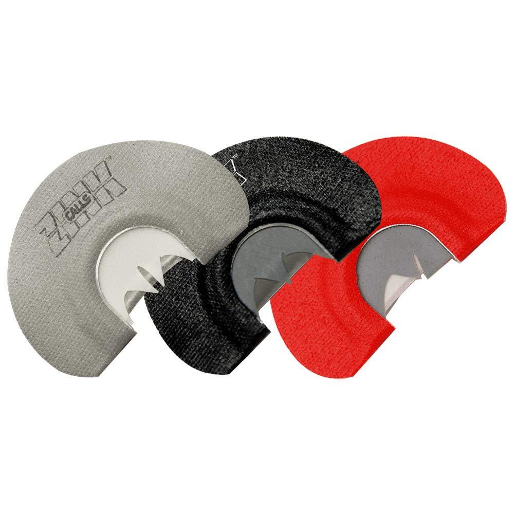 [AUSTRALIA] - Zink Calls PRO PAK Triple Reed Signature Series Turkey Diaphragm Call Combo with DVD, Gray, Black, and Red 