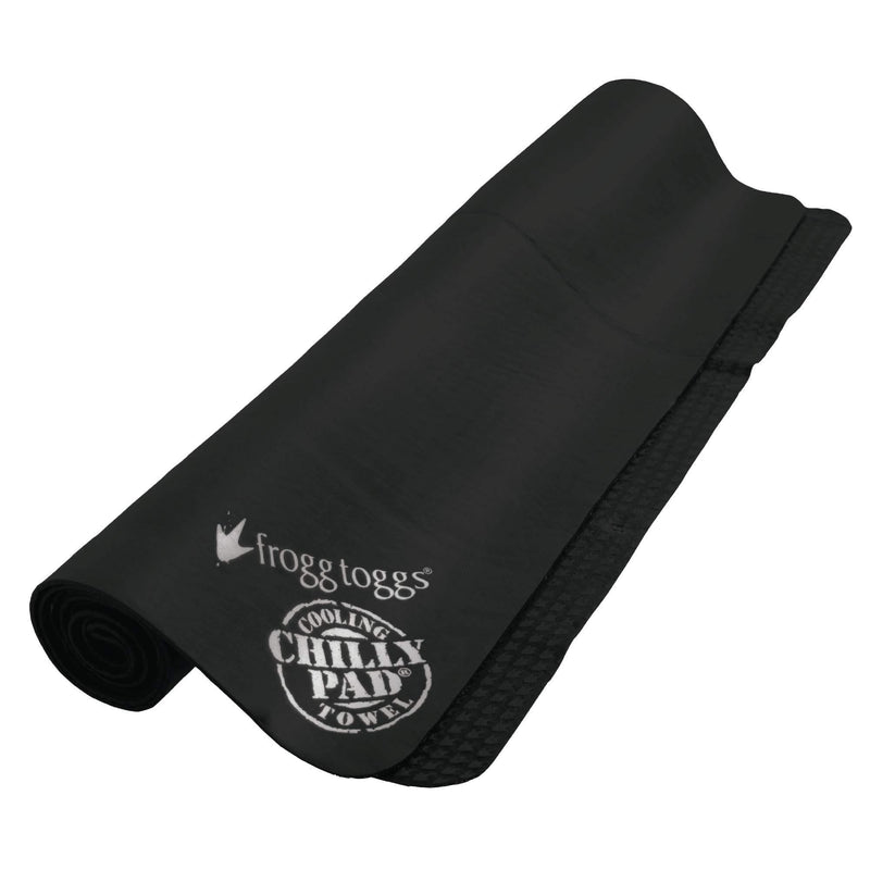 FROGG TOGGS Chilly Pad Cooling Towel, Size 33" x 13" Black - BeesActive Australia