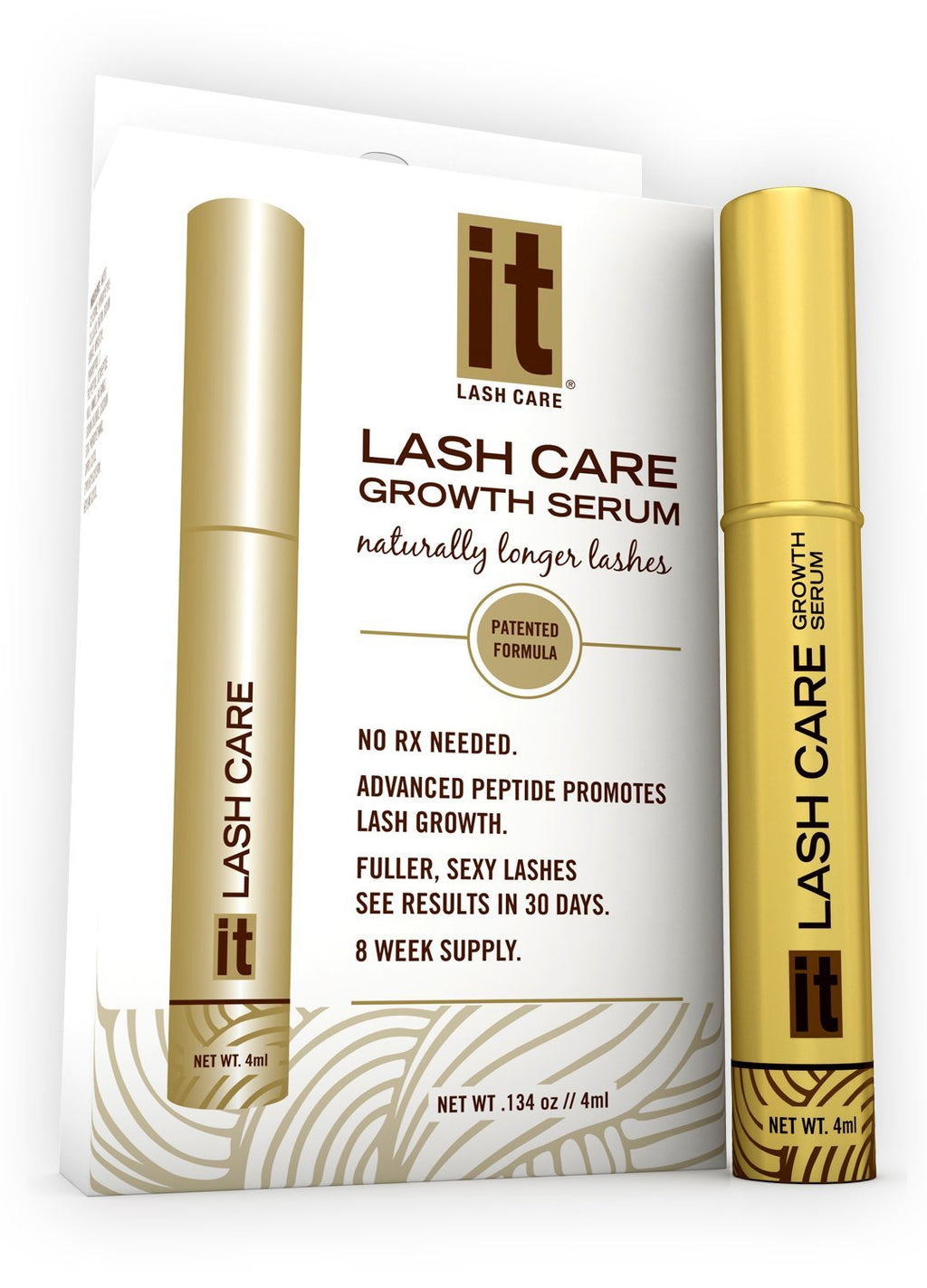 Eyelash Growth Products-IT Lash Care Growth Serum, Multi Patented Advanced Peptide Promotes Lash Growth for Fuller, Sexier Lashes in 30 days - BeesActive Australia