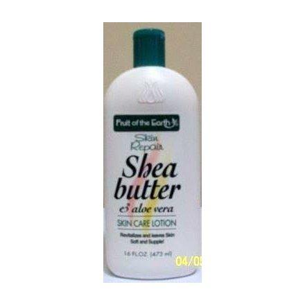 Skin Repair Shea Butter & Aloe Vera Skin Care Lotion 16 oz Made in USA by Fruit of the Earth - BeesActive Australia