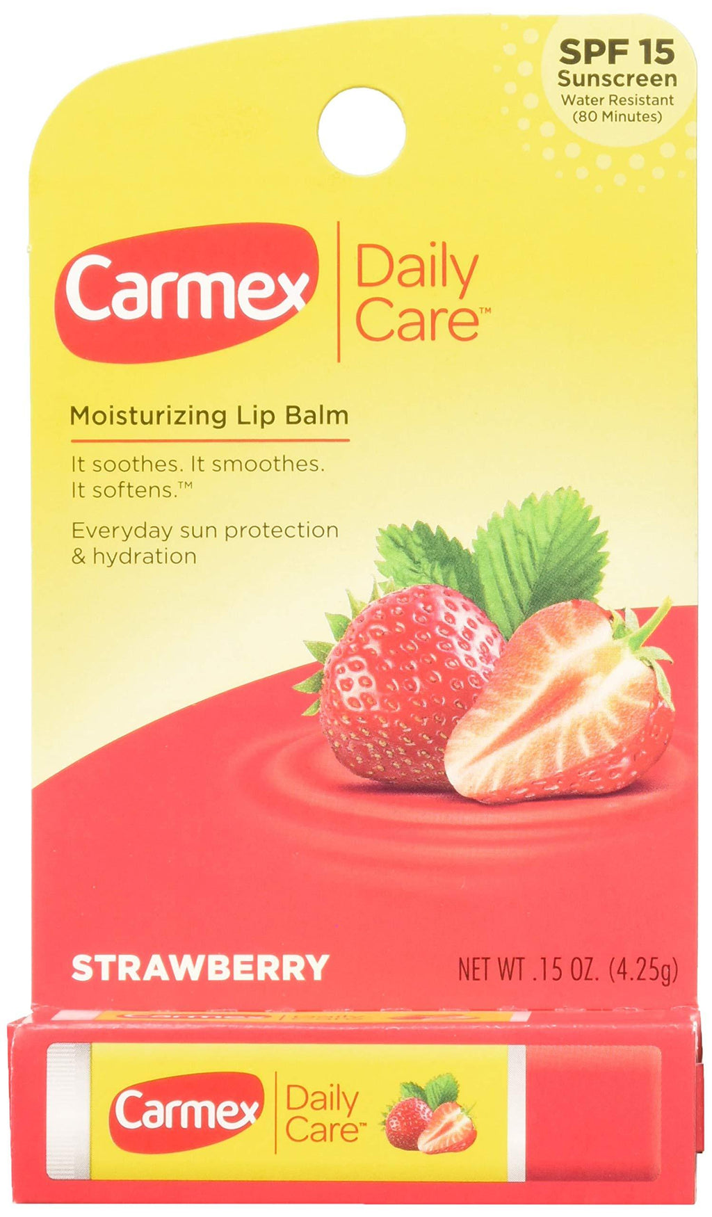 Carmex Lip Balm Stick, Strawberry, 3 Count - BeesActive Australia